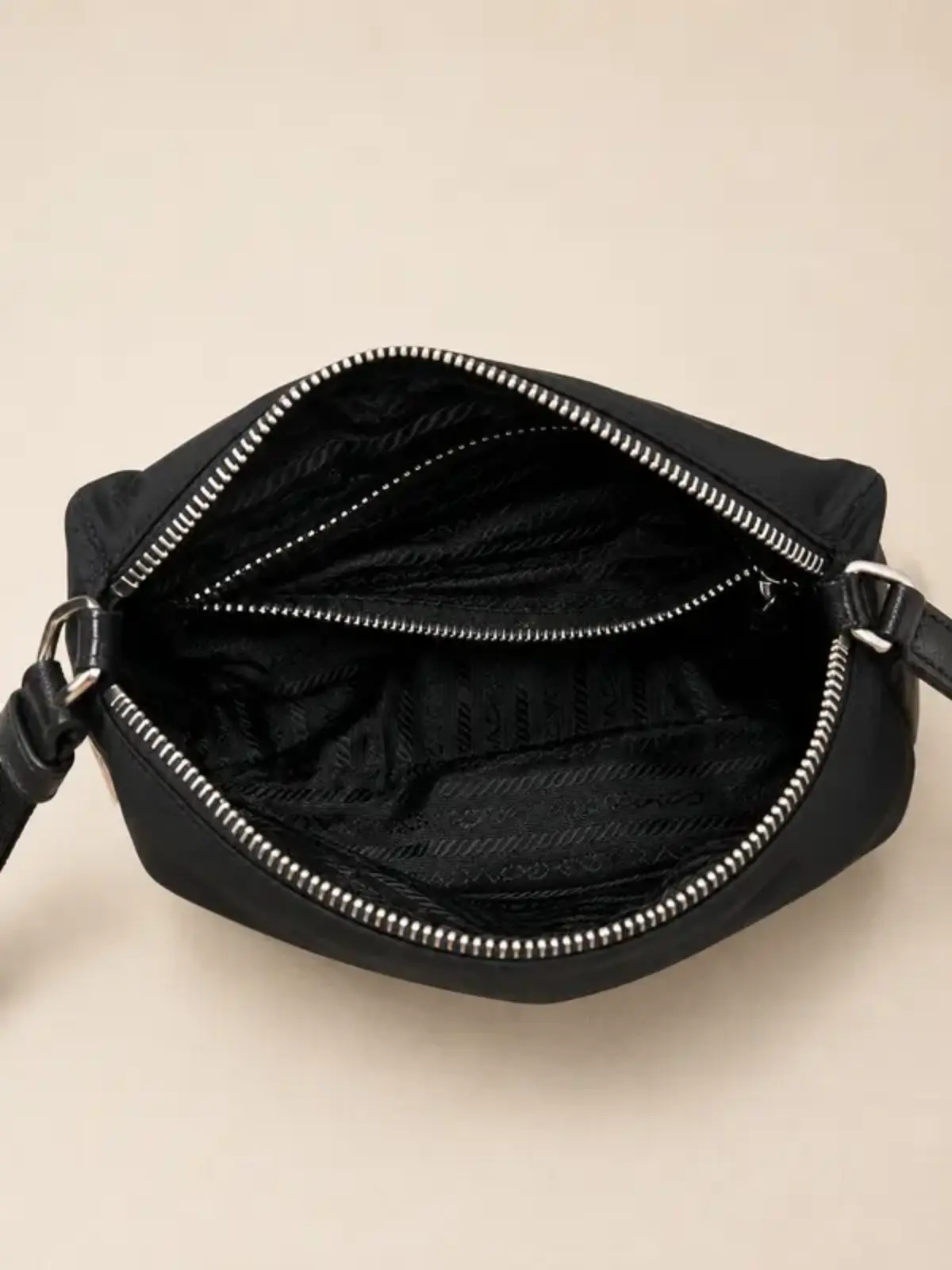 Prada Black Nylon Shoulder Bag Tessuto - Image 4