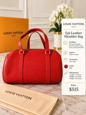 Louis Vuitton Epic Leather Shoulder Bag